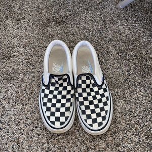 Comfort Cush Slip on Checkered Vans